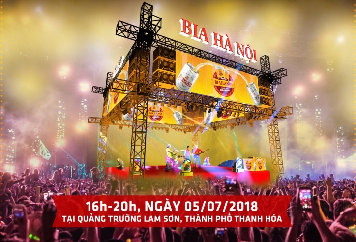 Lễ hội Bia Hà Nội quay trở lại xứ Thanh với quy mô lớn nhất chưa từng có