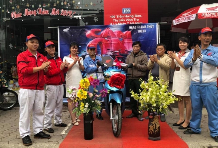 8,632 khách hàng Honda trúng xe máy chương trình tri ân Tết Kỷ Hợi 2019