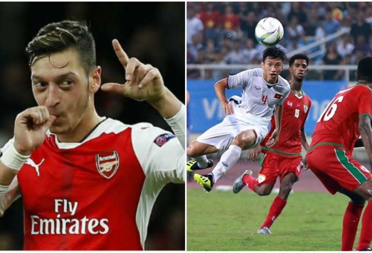 Ozil 'thán phục' siêu phẩm của sao U23 Việt Nam