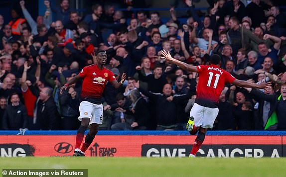 Chấm điểm Chelsea 2-2 MU: Martial chói sáng
