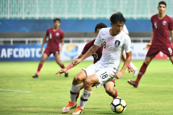 VIDEO: Siêu phẩm đá phạt góp phần đưa Hàn Quốc vào chung kết U19 châu Á