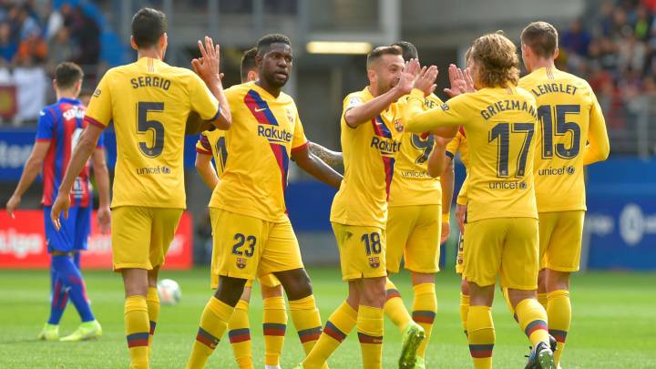 Tam tấu hòa nhịp, Barca lên đầu bảng La Liga