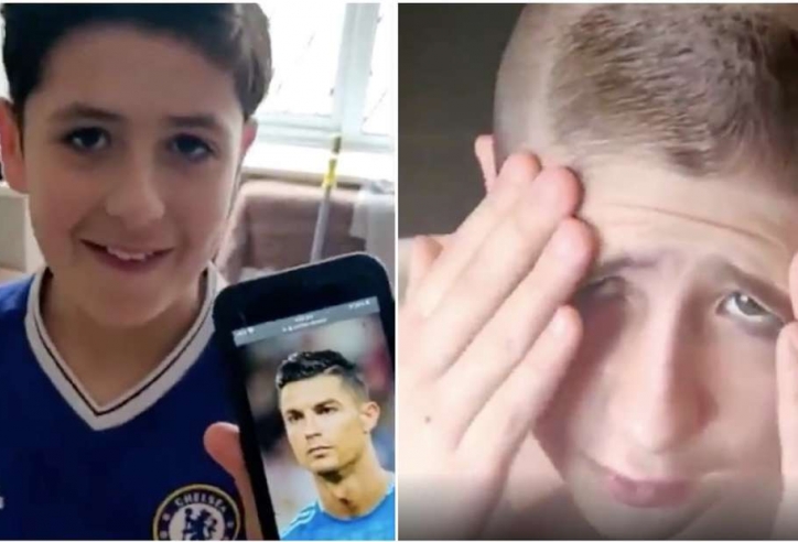 Con nhờ bố cắt tóc giống Cristiano Ronaldo và cái kết Ronaldo béo