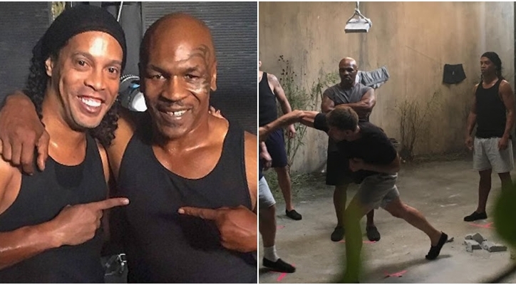 Ronaldinho 'giả danh' Ronaldo, cùng Mike Tyson dạy võ cho đệ tử trong tù