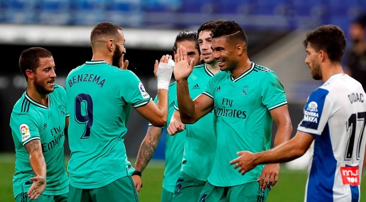 Sao Real nhường công lớn cho nhau trong ngày Barca bị bỏ lại
