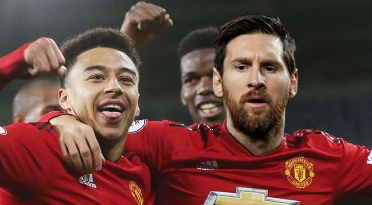 MU ra sân với đội hình nào khi có Messi?