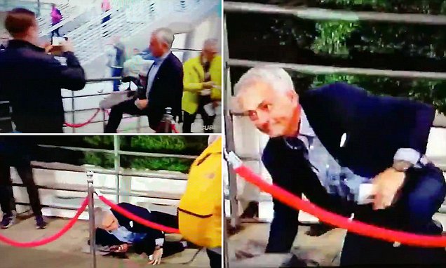 VIDEO: Mourinho 'vồ ếch' khiến đám đông hò reo không ngớt