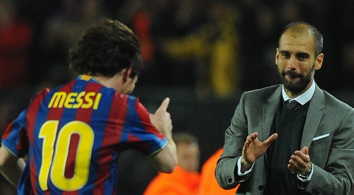 HLV Man City bị mỉa mai: 'Messi vô địch C1, không phải Pep'