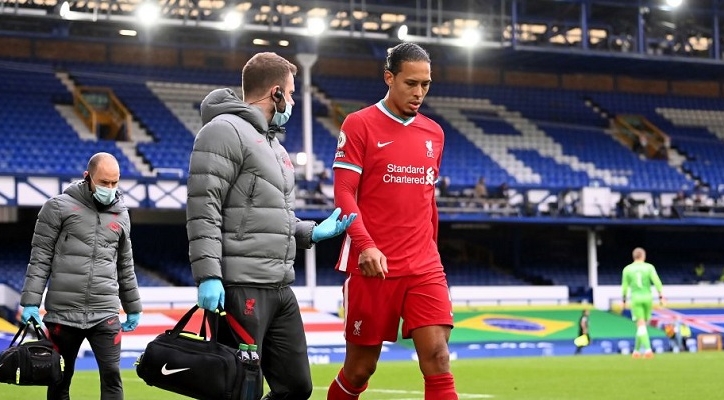 Liverpool ra thông báo không hẹn ngày Van Dijk trở lại