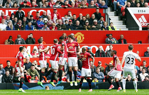MU bị Swansea cầm hòa tại Old Trafford