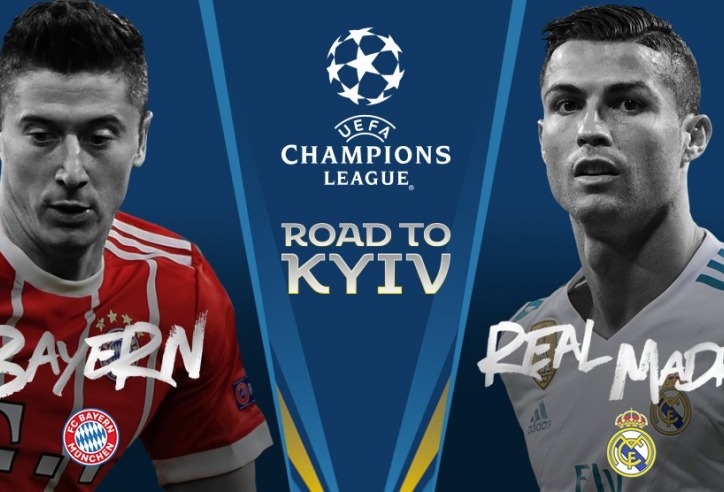 Bayern Munich chạm trán Real Madrid tại bán kết C1