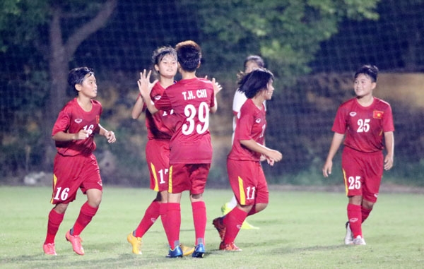 Bảng xếp hạng vòng loại U16 nữ châu Á: Việt Nam đầu bảng
