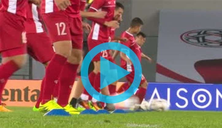 VIDEO: ĐT Việt Nam tập luyện trước trận gặp Iraq