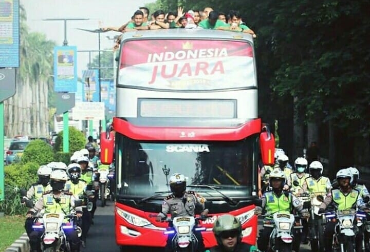 Vô địch U22 Đông Nam Á, Indonesia diễu hành, nhận thưởng ' cực khủng'