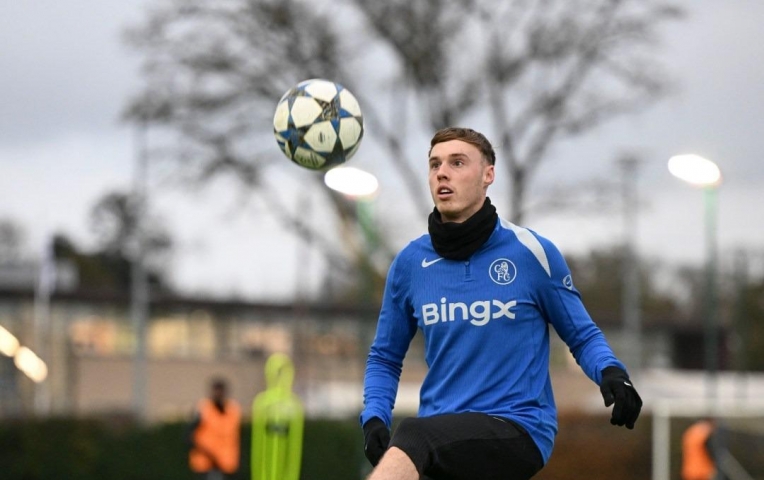 Gãy ngón chân, Palmer vẫn luyện tập đầy đủ tại Chelsea