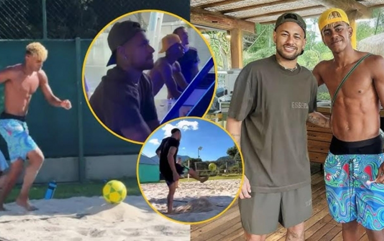 Lamine Yamal tái hợp Neymar, chơi bóng ở Brazil