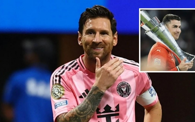 Lập siêu phẩm đá phạt, Messi lại phát biểu gây bão về Ronaldo