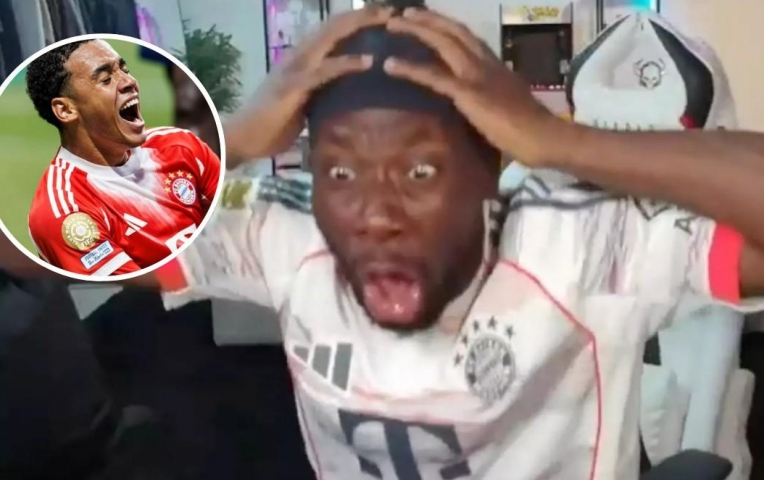 Phản ứng của Alphonso Davies trước chấn thương của Musiala