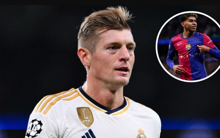 Toni Kroos kinh ngạc, thốt lên một điều trước Lamine Yamal
