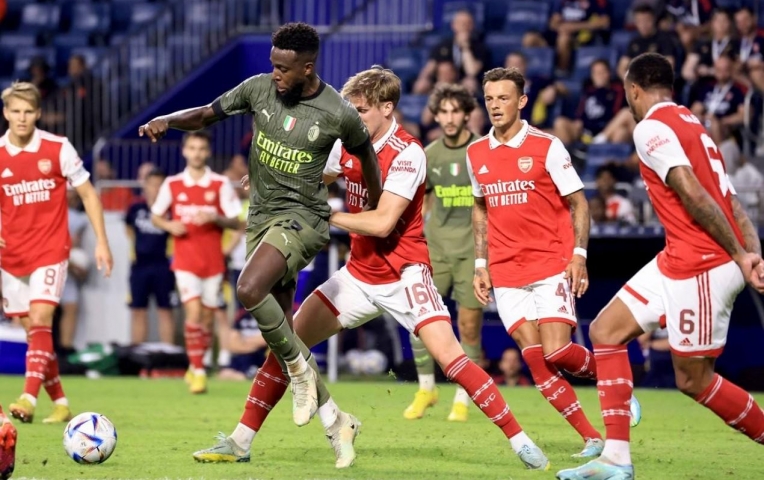 Trực tiếp Arsenal vs AC Milan, 18h30 hôm nay 23/7/2025