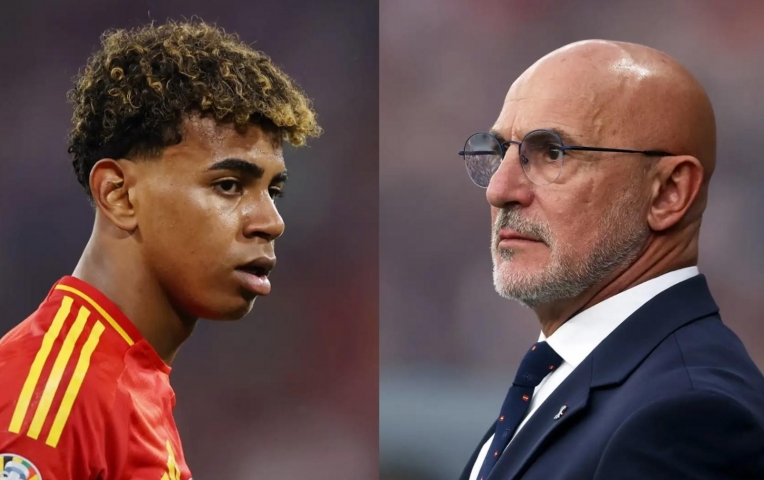 HLV Tây Ban Nha hoàn toàn nổi giận với quyết định của Yamal