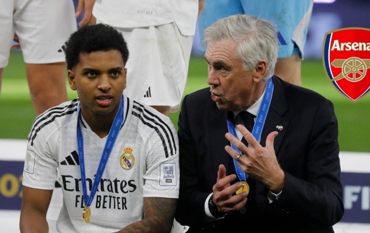 Carlo Ancelotti giúp Arsenal chiêu mộ Rodrygo?