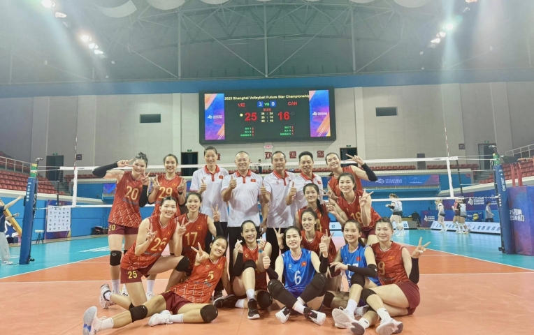 Trực tiếp bóng chuyền nữ Việt Nam vs U21 Thượng Hải, 15h00 ngày 19/7