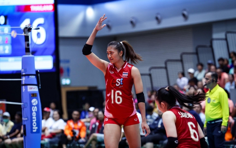 Thái Lan vất vả 'vượt ải' Philippines tại chặng 2 SEA V.League 2025