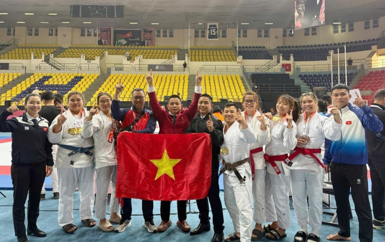 Đội tuyển jujitsu Việt Nam đứng thứ 3 toàn đoàn tại giải vô địch thế giới