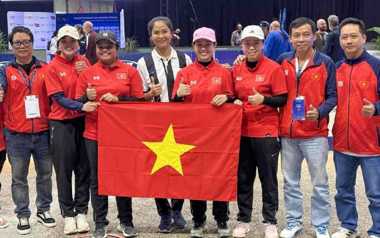 Các tuyển thủ Việt Nam giành HCB giải bi sắt vô địch châu Á