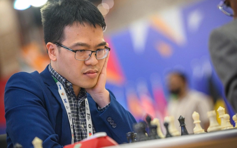 Lê Quang Liêm chia điểm với đối thủ tại vòng 5 World Cup cờ vua