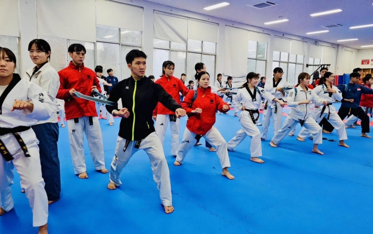 Các võ sĩ taekwondo Việt Nam kết thúc tập huấn ở nước ngoài
