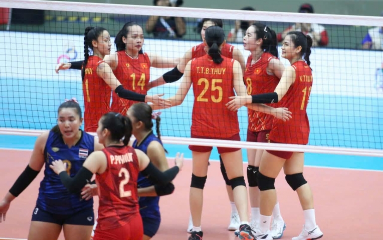 BXH chung cuộc bóng chuyền nữ SEA Games 33: Việt Nam giành HCB
