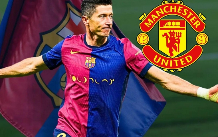 Thay thế Lewandowski, Barca bất ngờ chọn mua tiền đạo của MU