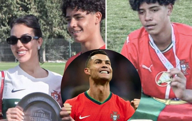 CHÍNH THỨC: Con trai Ronaldo lập cú đúp danh hiệu tại Bồ Đào Nha