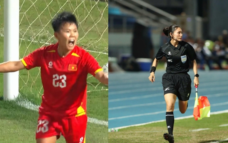 Trọng tài đã công nhận bàn thắng của Việt Nam nhưng...