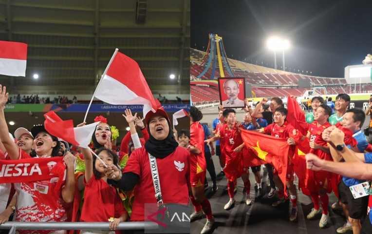 CĐV Indonesia 'ngã ngửa' trước cú ăn 3 lịch sử của Việt Nam