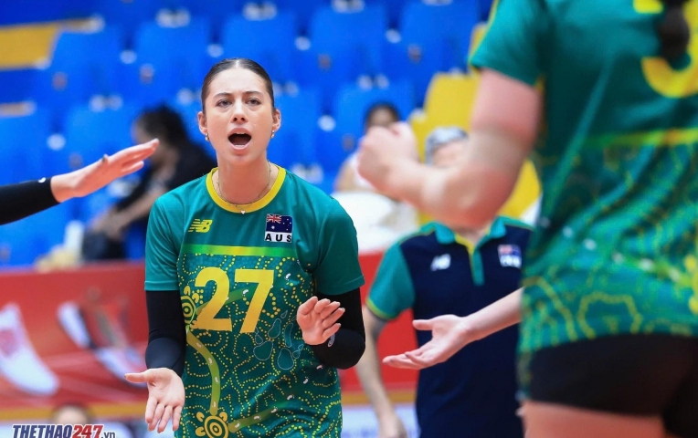 ĐT bóng chuyền nữ Australia thua trắng tại VTV Cup 2025