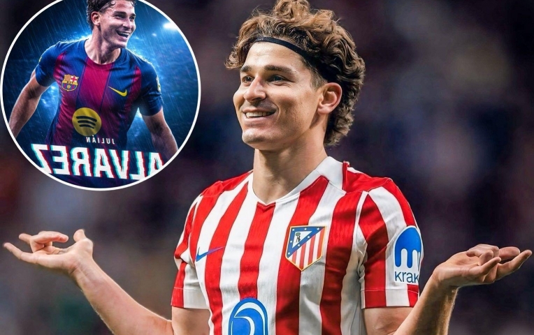 Barca có bước tiến không ngờ ở thương vụ Julian Alvarez