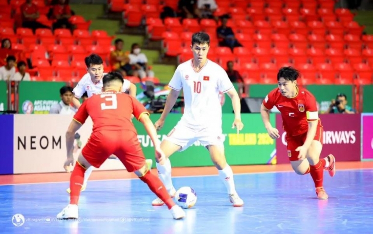 Trung Quốc thua Lebanon, phải quyết đấu với ĐT futsal Việt Nam