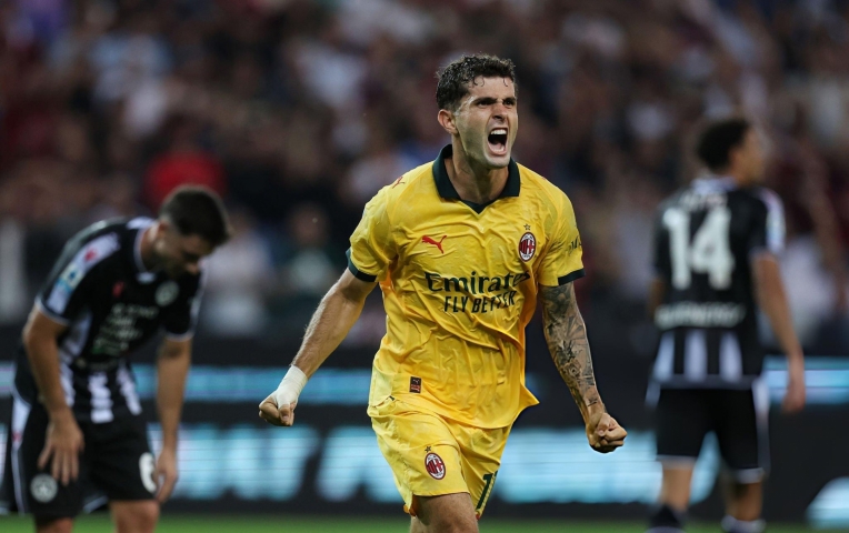 Pulisic rực sáng, AC Milan thắng trận thứ 3 liên tiếp