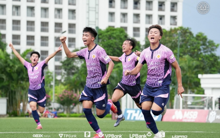 Trẻ CAHN thắng đậm 5-0 ở giải hạng Ba Quốc gia