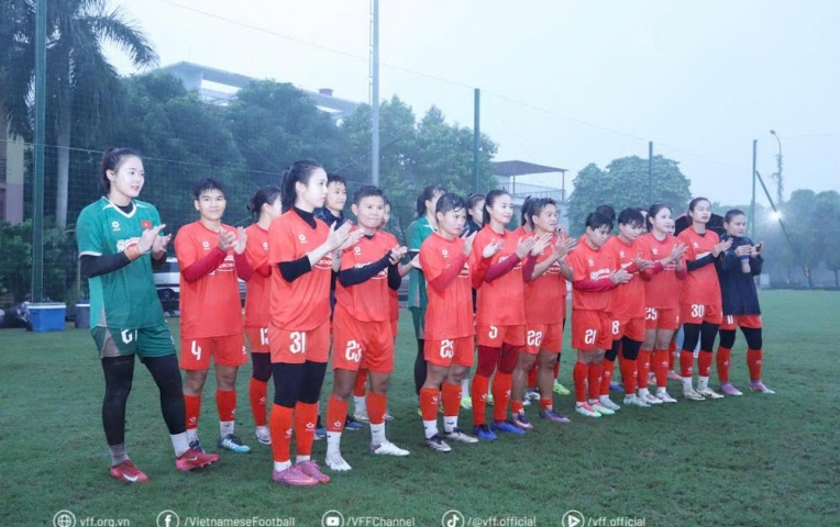 ĐT nữ Việt Nam được động viên trước thềm SEA Games 33