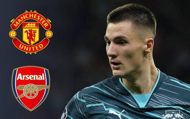 Benjamin Sesko được khuyên gia nhập MU hoặc Arsenal