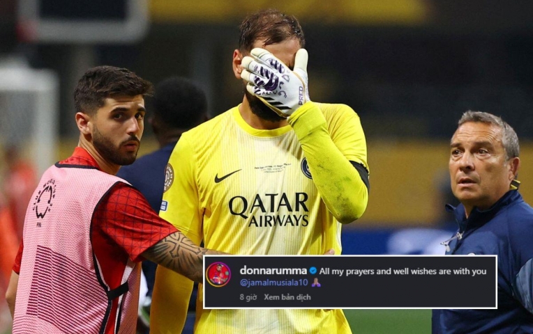 Donnarumma gửi thông điệp xúc động đến Musiala sau va chạm kinh hoàng
