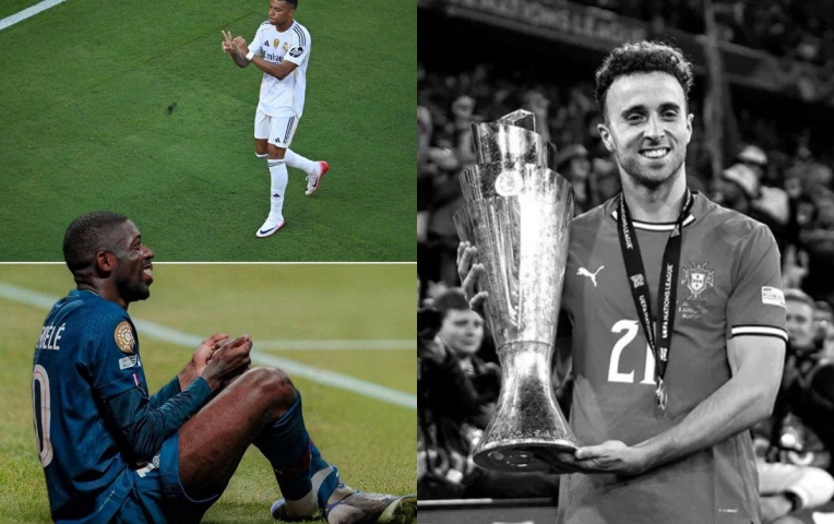 Hành động ý nghĩa của Mbappe và Dembele dành cho Diogo Jota