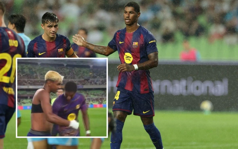 Nhờ 'xin vía' Yamal, Rashford lập tức ghi bàn ra mắt Barca