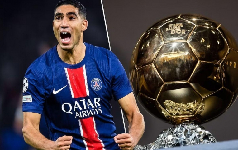 Achraf Hakimi: 'Tôi xứng đáng giành Quả bóng Vàng'