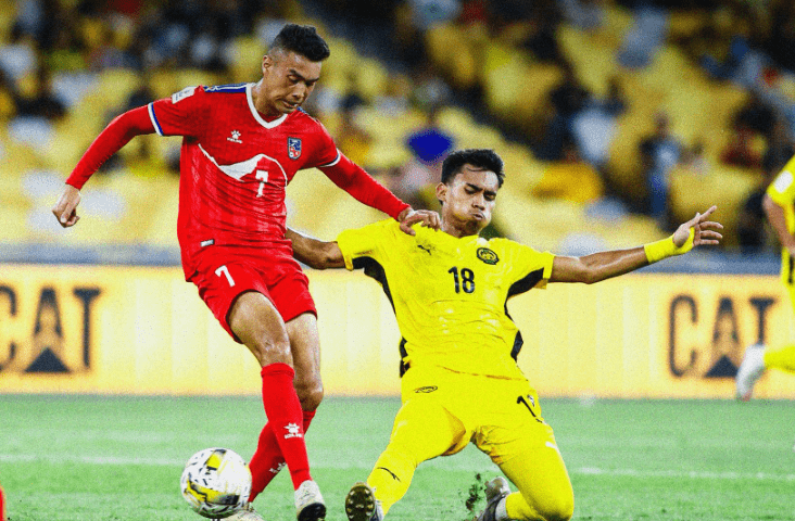 Malaysia thắng nhọc Nepal, giữ vững ngôi đầu bảng tại Asian Cup