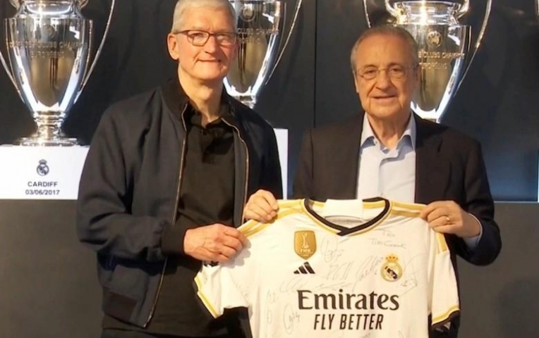 Real Madrid chuẩn bị công bố dự án cực khủng hợp tác với Apple